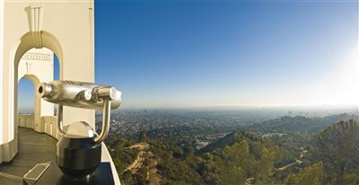 Weite Sicht vom Griffith Observatory
